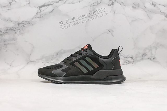 Adidas男鞋 阿迪跑鞋 阿迪達斯三葉草男女鞋 男女同款  hdx13340